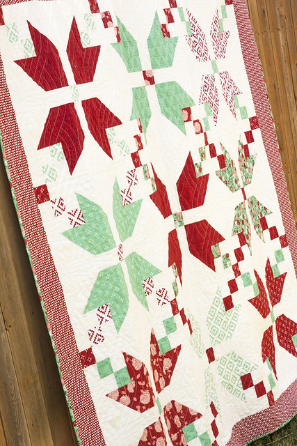 Figgy Pudding fat quarter quilt by Vanessa Goertzen. Fabric is Into the Woods by Lella Boutique for Moda Fabrics.
