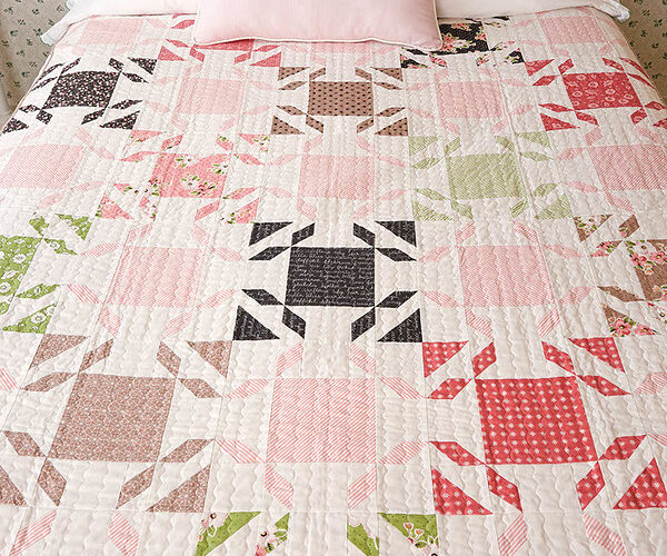 Bedazzled quilt pattern by Vanessa Goertzen of Lella Boutique. Fabric is Olive's Flower Market.