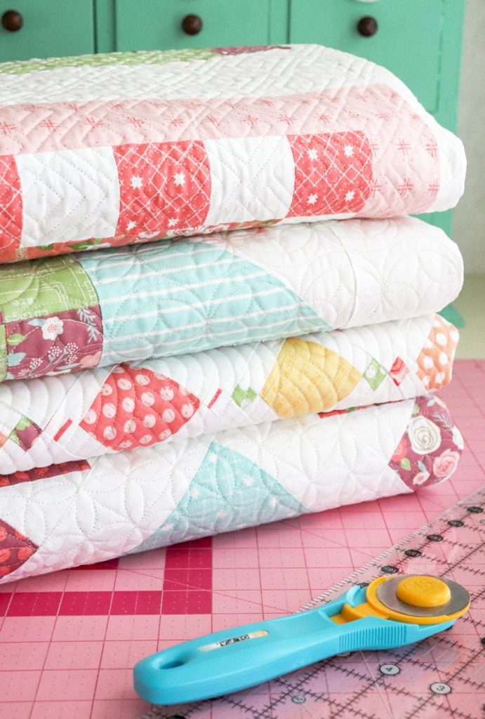 quilts made in Lollipop Garden by Lella Boutique for Moda Fabrics.