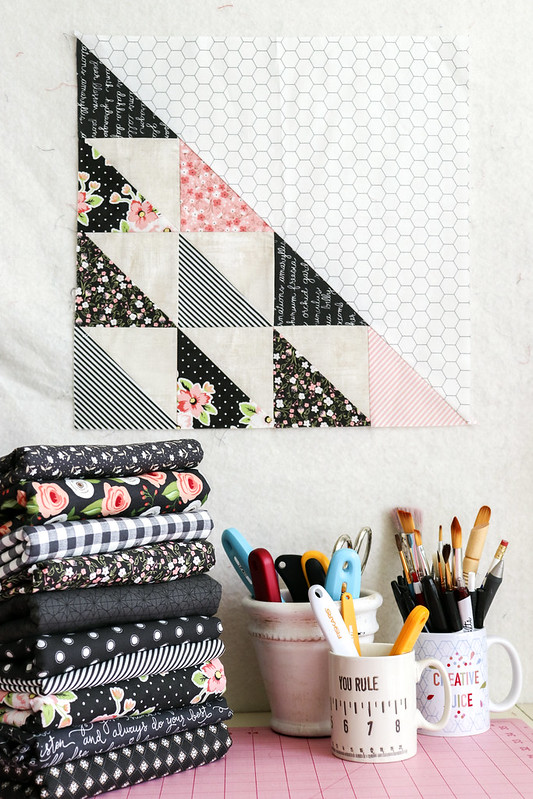 Sugar Cookie quilt block by Lella Boutique