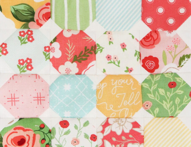 Moda Blockheads 3 free block of the week. Block 23 is Lucky Penny by Lella Boutique for Moda Fabrics.