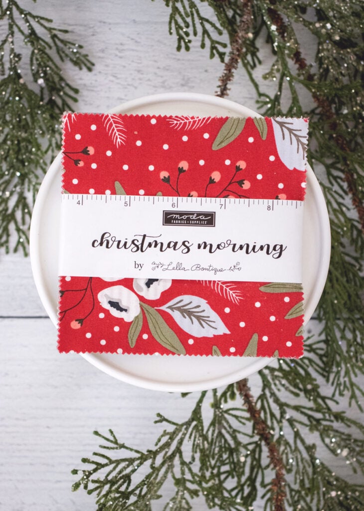 Christmas Morning charm pack by Lella Boutique for Moda Fabrics