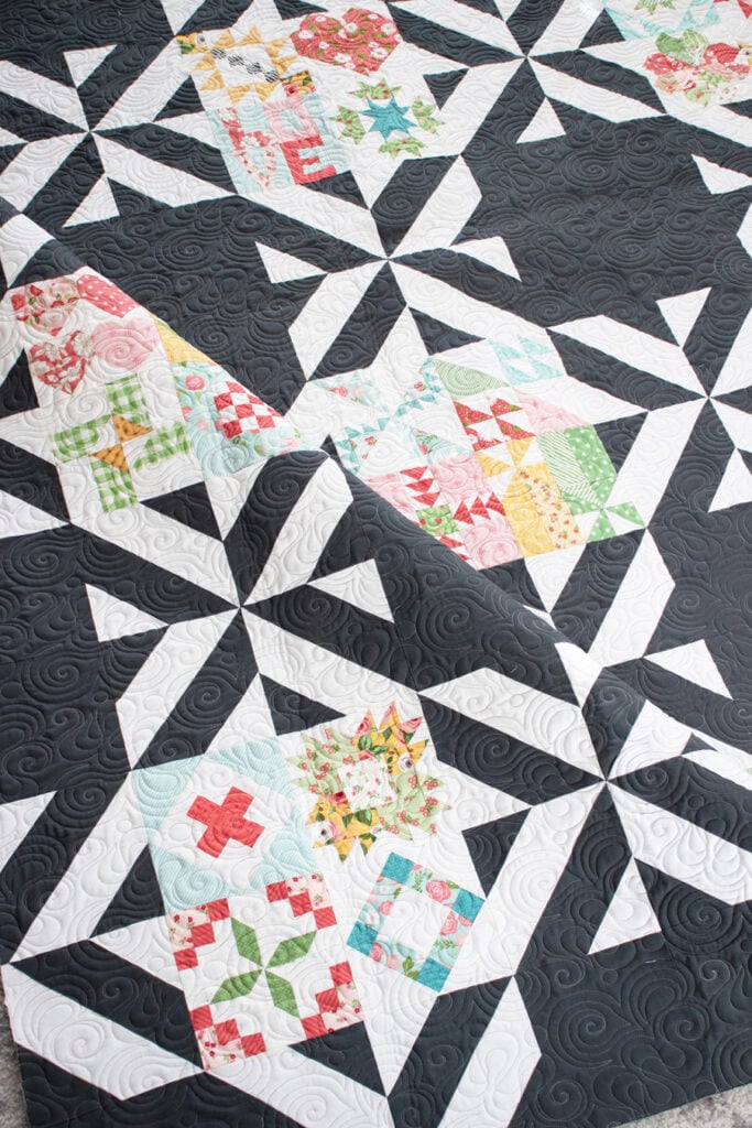 Moda Blockheads 3 quilt by Vanessa Goertzen of Lella Boutique