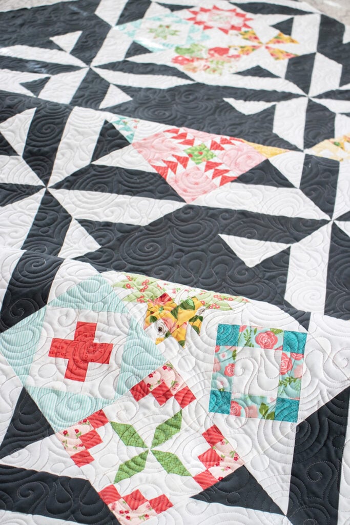 Moda Blockheads 3 quilt by Vanessa Goertzen of Lella Boutique