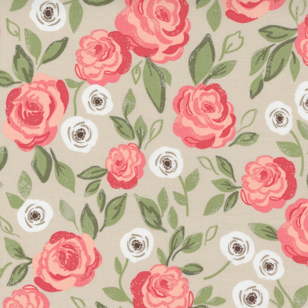 Love Note fabric by Lella Boutique for Moda Fabrics. Shipping November 2021. SKU 5150-17