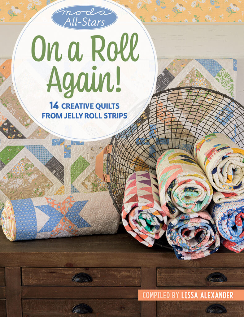 Moda All Stars: On a Roll Again. 14 jelly roll quilt patterns by Moda Designers. | Moda All Stars by popular US quilting blog, Lella Boutique: image of Moda All Stars jelly roll strips. 