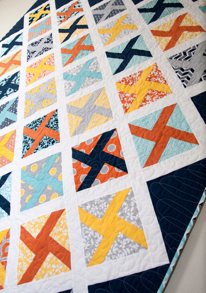 The North Wind quilt by Lella Boutique. Fabric is Mixologie by Studio M for Moda Fabics