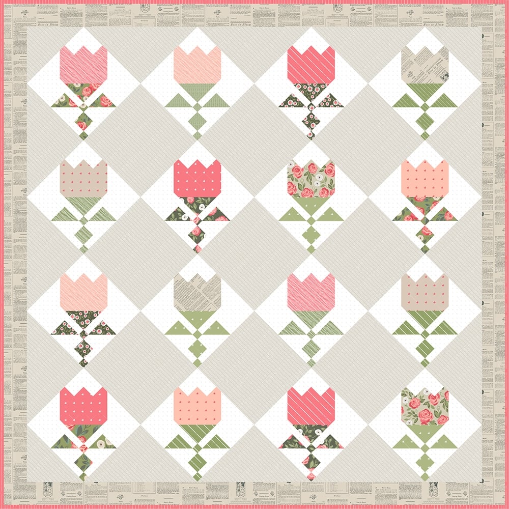 Tulip Quilt Pattern | Top US Quilting Blog | Lella Boutique