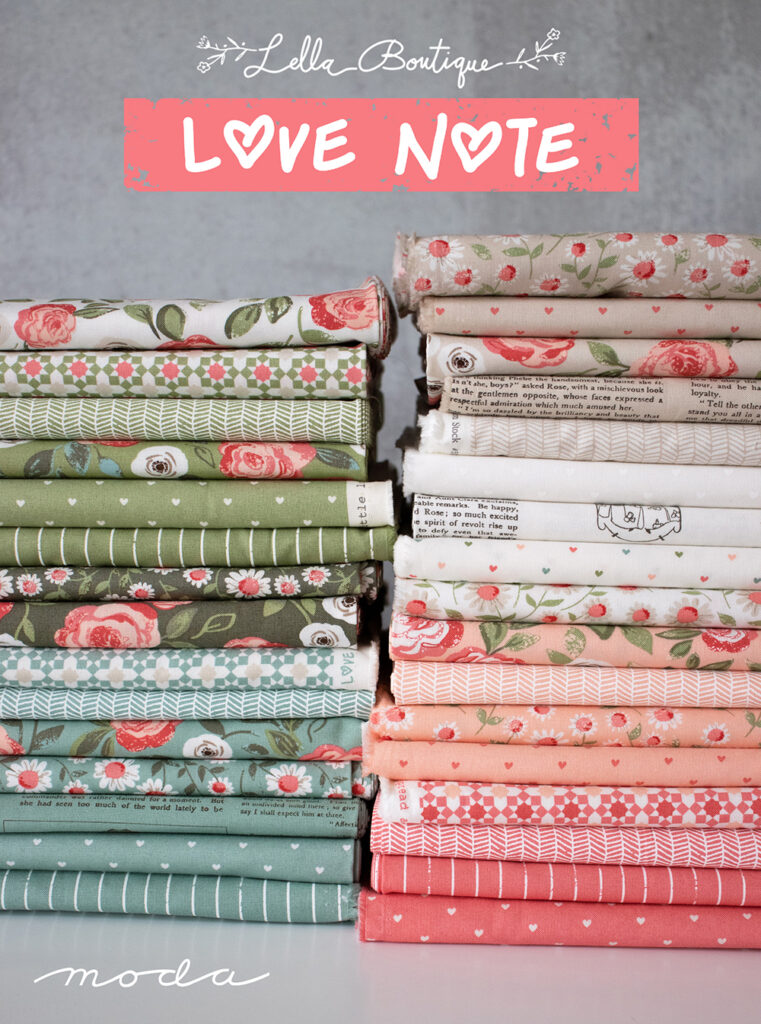 Love Note fabric by Lella Boutique for Moda Fabrics.