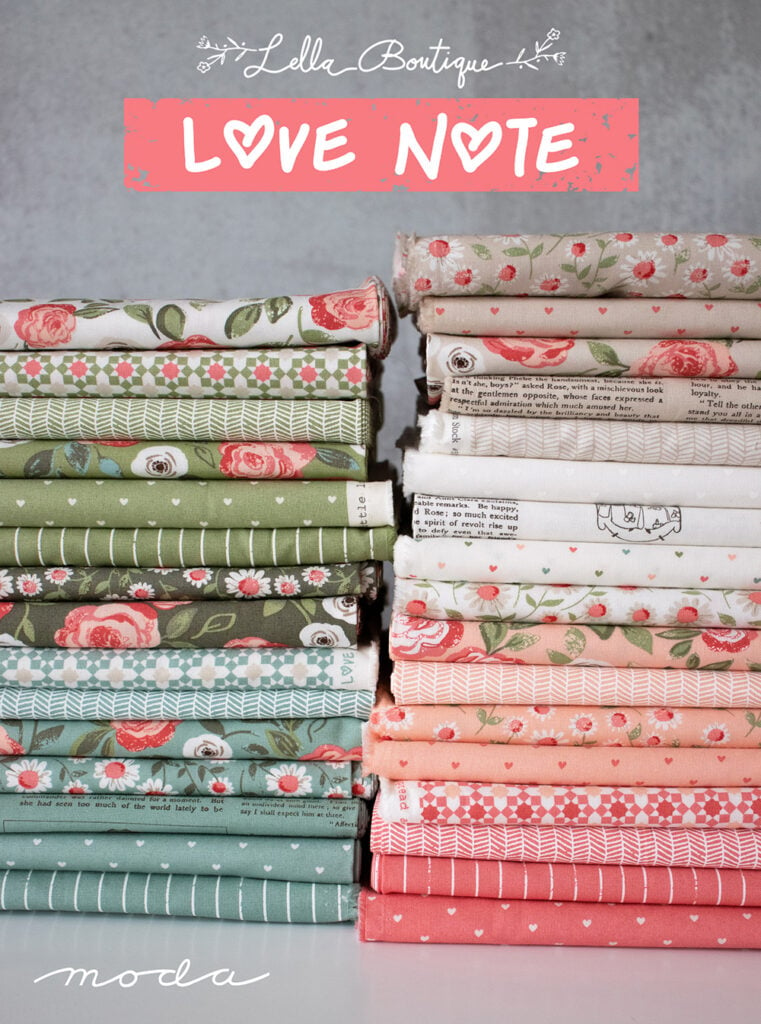 Love Note Fabric Collection US sewing Lella Boutique