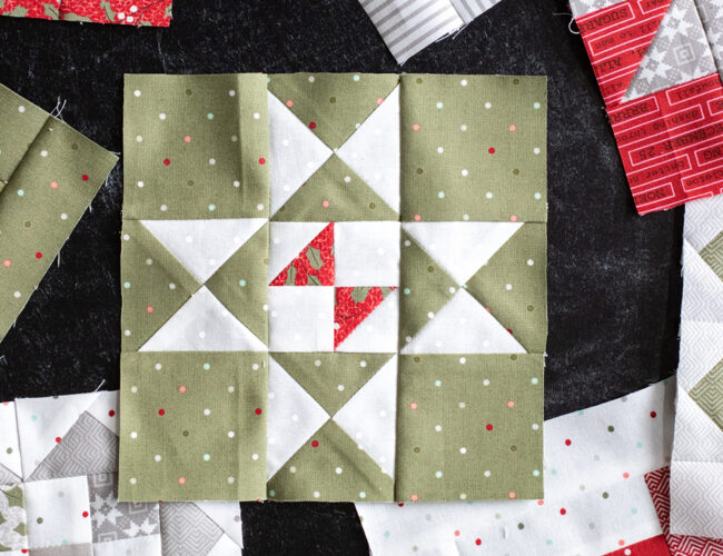 Sewcialites Quilt Along: Free Quilting Block of the Week (Block 27) featured by top US quilting blogger, Lella Boutique
