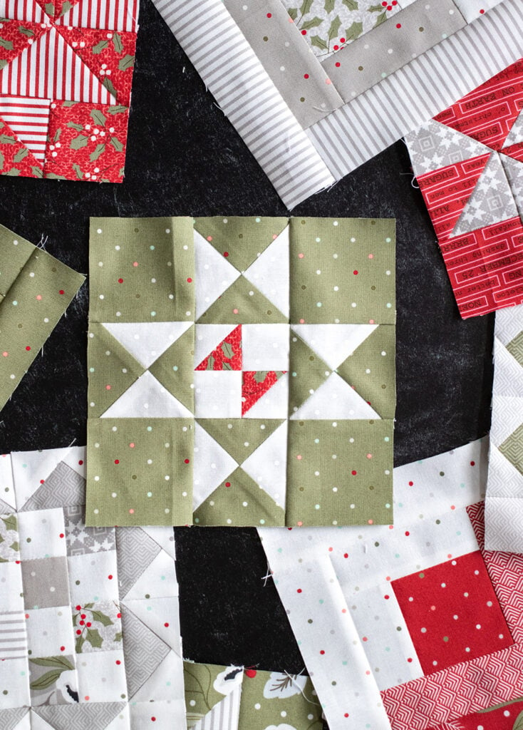 Sewcialites Quilt Along: Free Quilting Block of the Week (Block 27) featured by top US quilting blogger, Lella Boutique