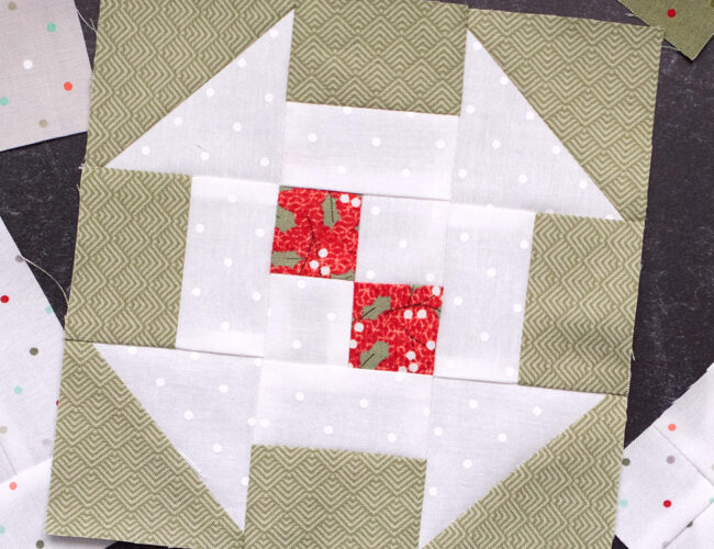 Sewcialites Quilt Along: Free Block of the Week. Block 5 is "Wisdom" by Sherri McConnell of A Quilting Life. Get the free pattern download here.