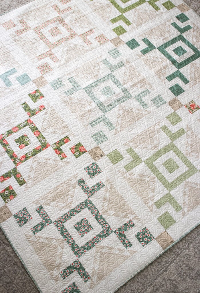 Haven fat quarter quilt by Vanessa Goertzen of Lella Boutique. Fabric is Love Note by Lella Boutique for Moda Fabrics.