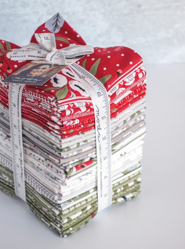 Christmas and Winter Mystery Fat Quarters of Fabric - 10 Fat Quarters