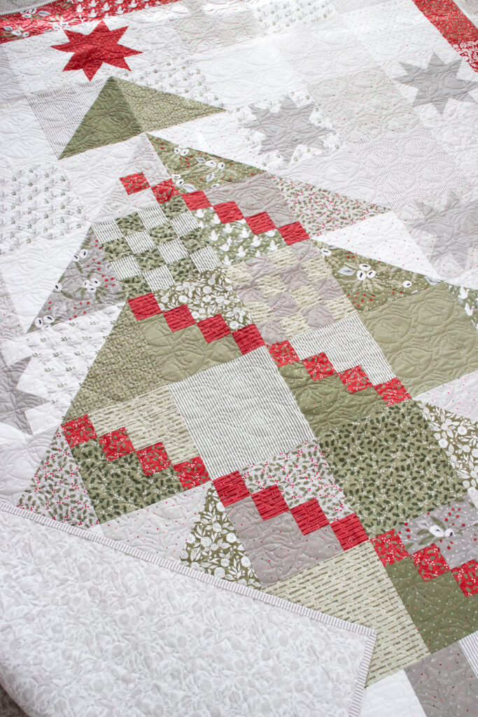 Yule Tree Christmas Tree Quilt | Top US Quilt Blog | Lella Boutique