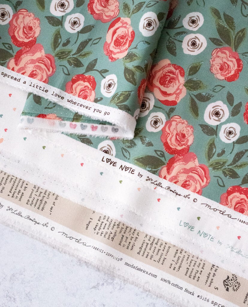 Love Note fabric by Lella Boutique for Moda Fabrics.