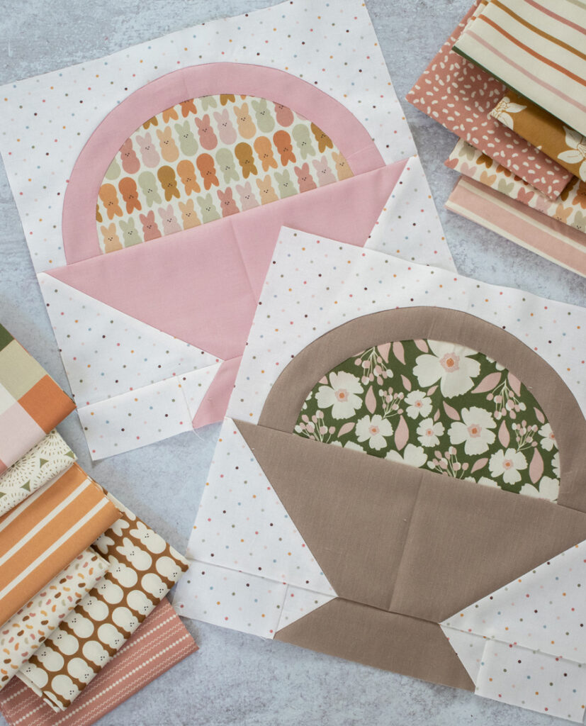 A tisket, a tasket - the sweetest Easter baskets! Spring is just around the corner, what will stitch up in your baskets? Of course, I'm talking about my Gather quilt pattern.