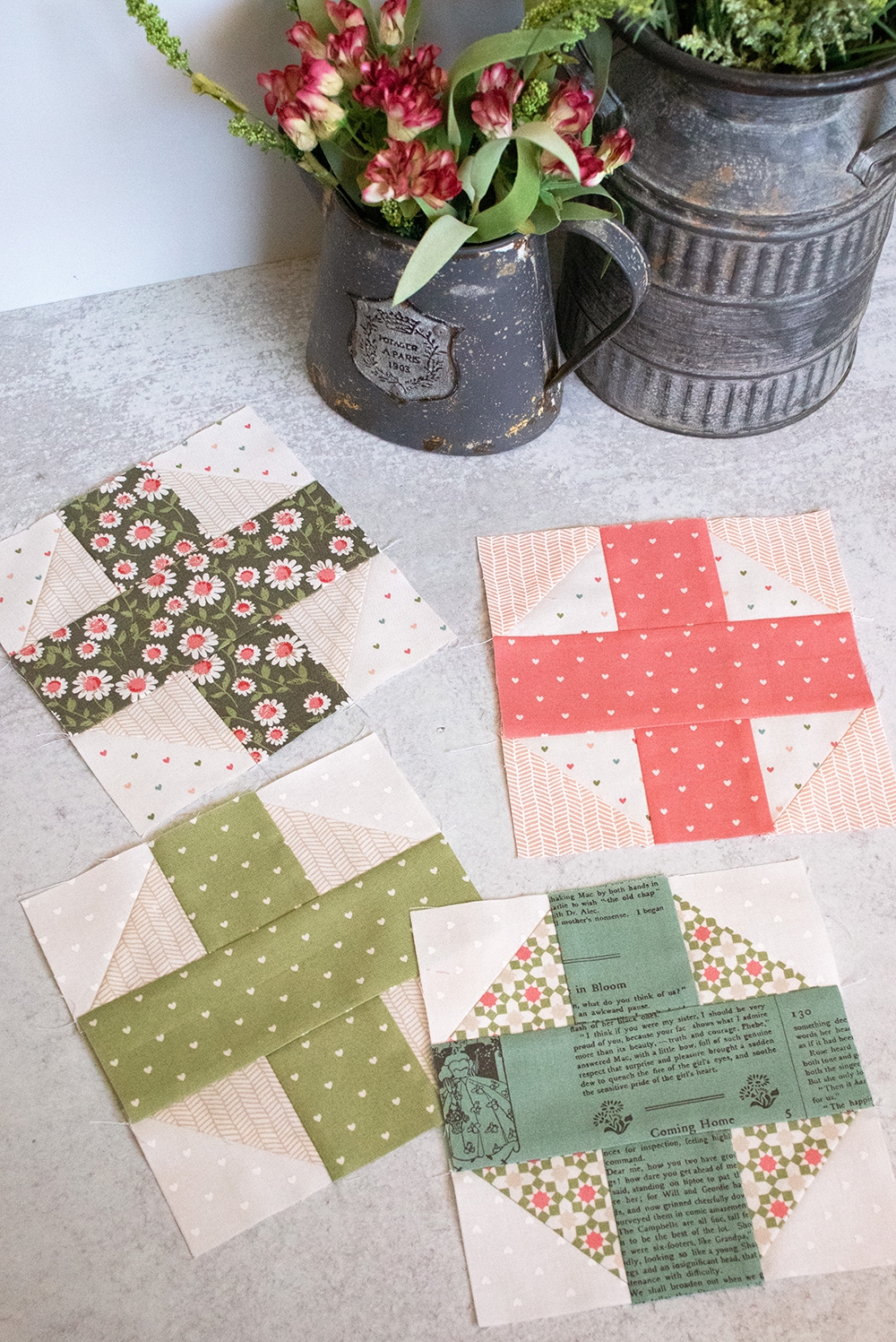 Rose in Bloom Quilt Along Lella Boutique