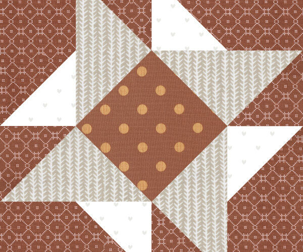 Moda blockheads 4 free block of the week. Bonus Block 5 is "Wheat Field" by Moda Fabrics. Fabric is Flower Pot by Lella Boutique for Moda Fabrics.