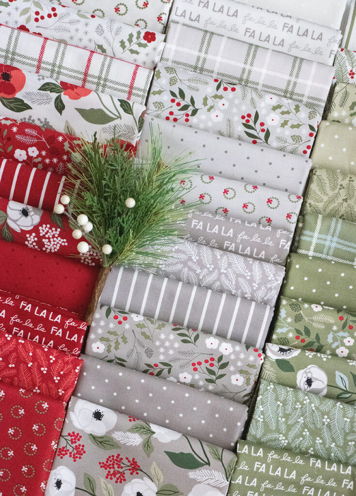 Christmas Eve fabric by Lella Boutique for Moda Fabrics. Arriving to shops May 2023.
