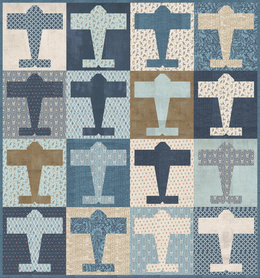 $5 in October: the Aviator Quilt Pattern - Lella Boutique