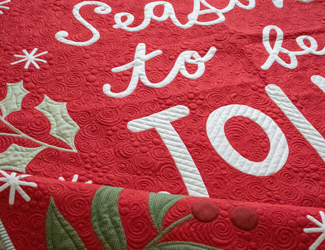 'Tis the Season Christmas quilt panel by Lella Boutique. Shipping May 2023 with the Christmas Eve fabric collection by Lella Boutique for Moda Fabrics.