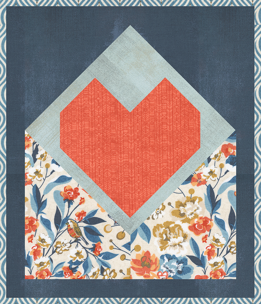 FREE Love Note Mini Quilt Pattern by FQS - Lella Boutique