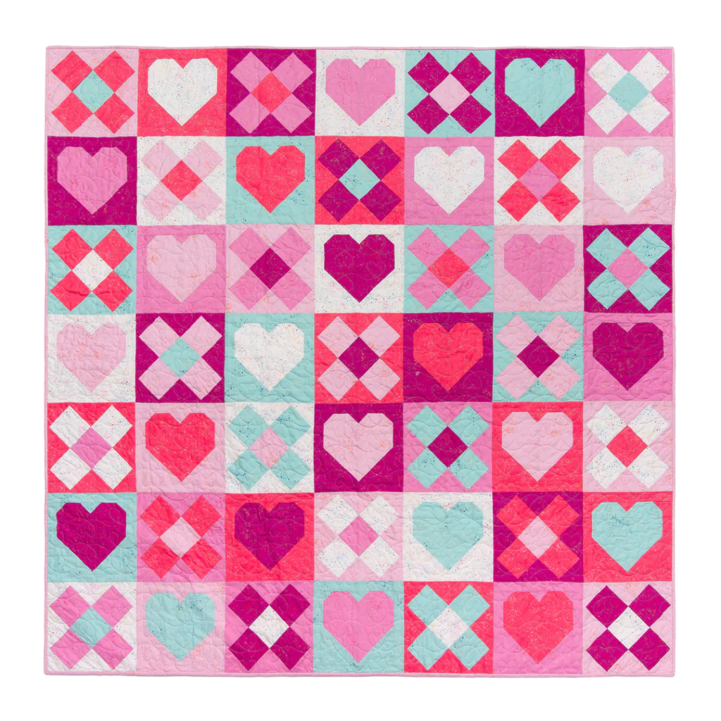 Be Mine quilt by Pen & Paper Designs