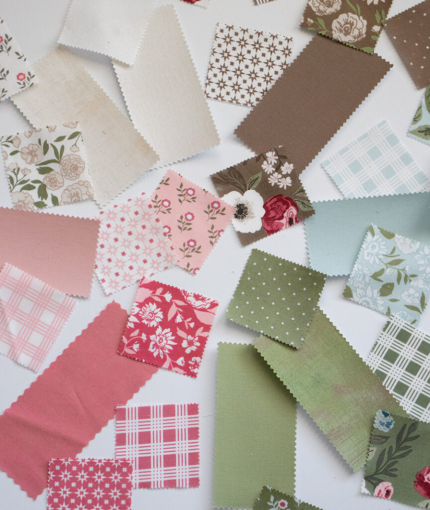 The matching solids for Lovestruck fabric by Lella Boutique for Moda Fabrics arriving Nov 2023.