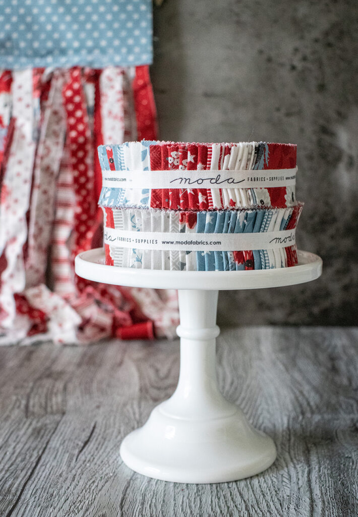 Old Glory fabric by Vanessa Goertzen of Lella Boutique for Moda Fabrics. Arriving to shops Feb 2024.