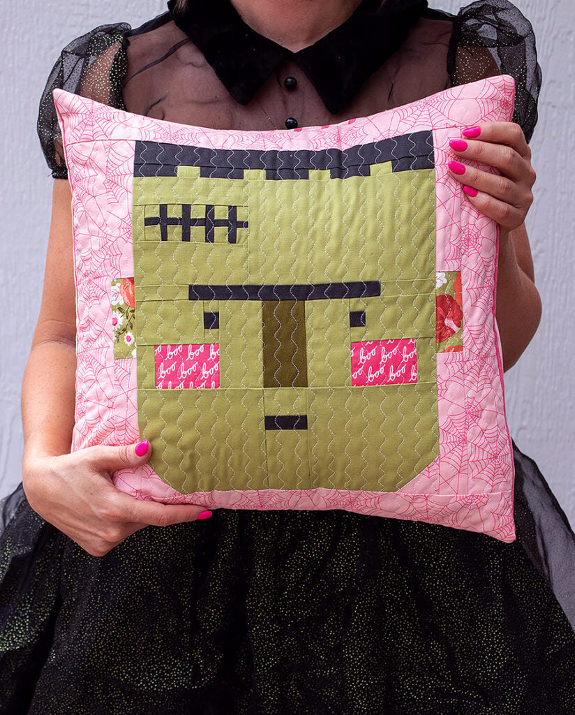 Halloween Pillow Cover Halloween BOO Pillow Pink Halloween 