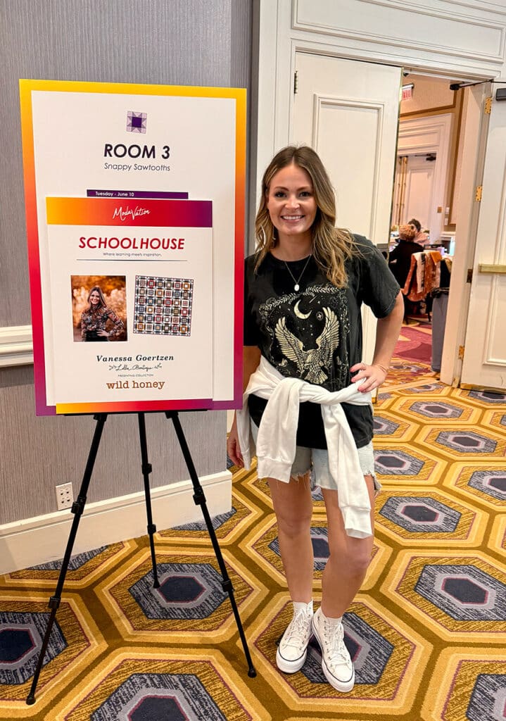 Vanessa Goertzen (Lella Boutique) teaching at Modavation 2025